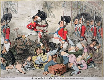 A Right Honourable, alias en Sans-Culotte, utgitt av J. Fores i 1792 av James Gillray
