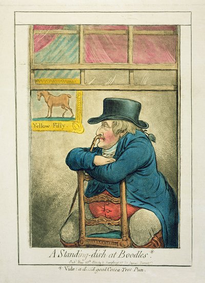 A Standing-dish at Boodles, utgitt av Hannah Humphrey, 1800 av James Gillray