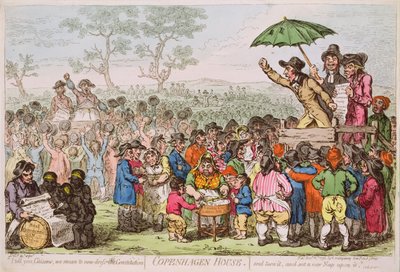 Copenhagen House pub. av H. Humphrey, 1795 (trykk) av James Gillray
