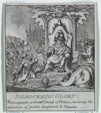 "Demokrati, eller en skisse o av James Gillray