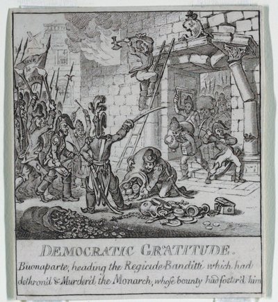 "Demokrati, eller en skisse o av James Gillray