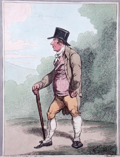 Elegance Democratique, utgitt av Hannah Humphrey i 1799 (håndfarget etsning) av James Gillray