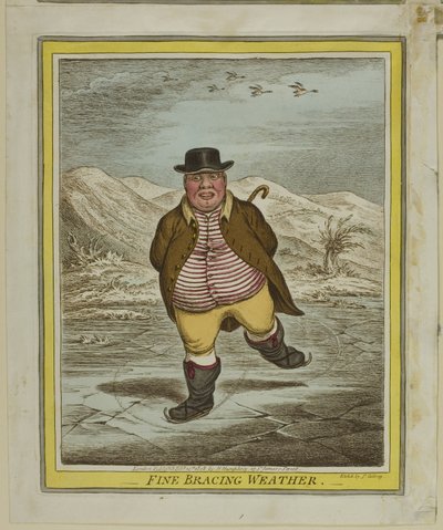 Fint avstivningsvær av James Gillray