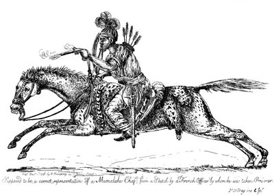 Mameluke-høvding, 1798. av James Gillray