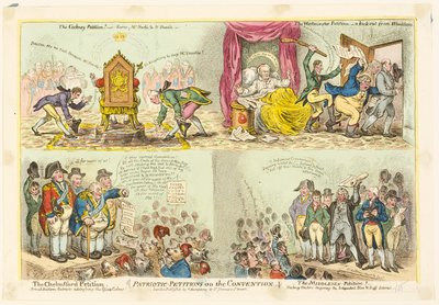 Patriotiske begjæringer om konvensjonen av James Gillray