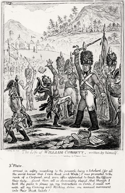 Plate 3, fra The Life of William Cobbett, skrevet av ham selv, pub. av H. Humphrey, 1809 av James Gillray