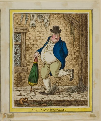 Trist slurvete vær av James Gillray