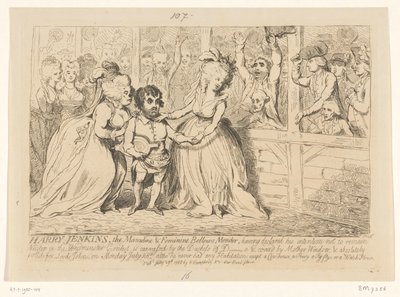 Tegneserie av engelsk innenrikspolitikk, 1788 Harry Jenkins, The Maskuline & Feminine Bellow Mender av James Gillray