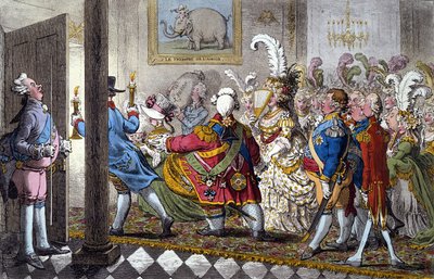 Brudenatten av James Gillray