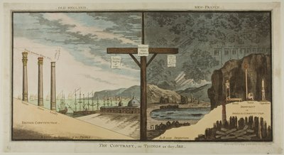 Kontrasten eller tingene som de er av James Gillray