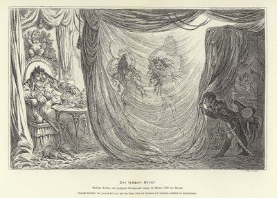 Det tidligere yrket av James Gillray