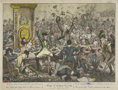 Union Club av James Gillray