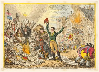 Sann reform av parlamentet av James Gillray