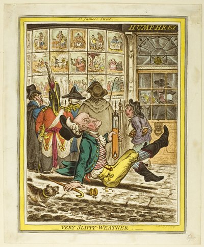 Veldig glatt vær av James Gillray