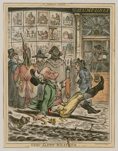 Veldig glatt vær av James Gillray