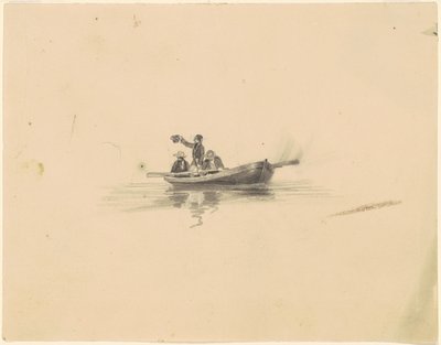 Menn i en robåt av James Goodwyn Clonney
