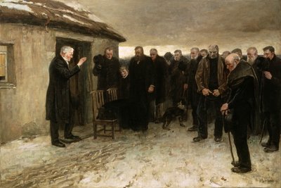 En Highland-begravelse av James Guthrie