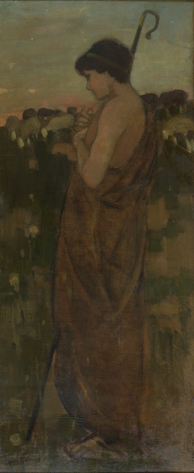 Hyrdegutten, ca. 1881 av James Guthrie