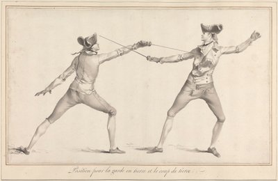 Stilling for Garde en Tierce og Coup de Tierce av James Gwin