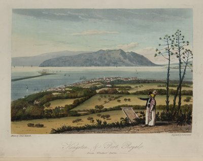Kingston og Port Royale av James Hakewill