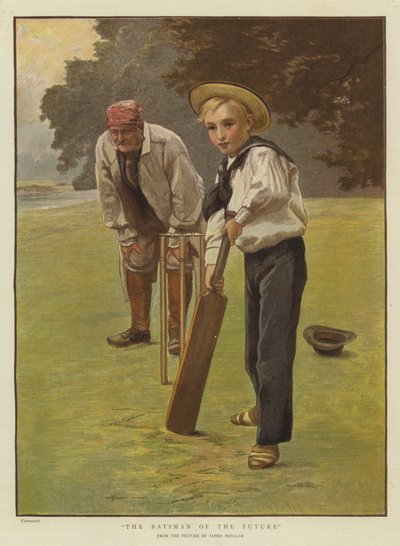 The Batsman of the Future (chromolitho) av James Hayllar