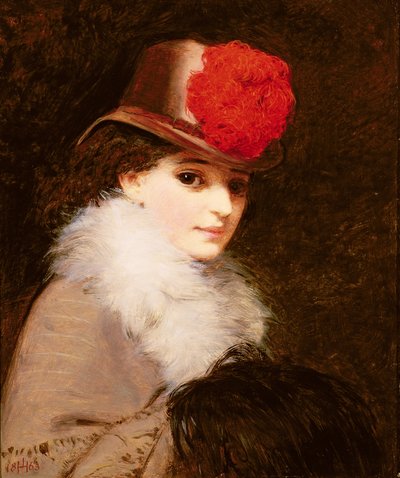 The Coquette, 1863 av James Hayllar