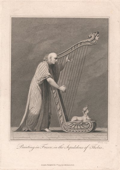 Maleri i gravene i Theben av James Heath