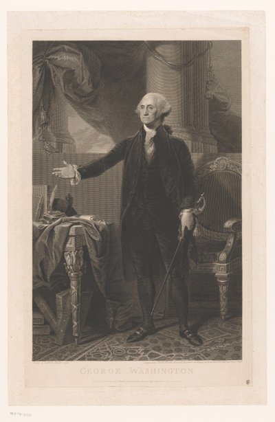 Portrett av George Washington av James Heath
