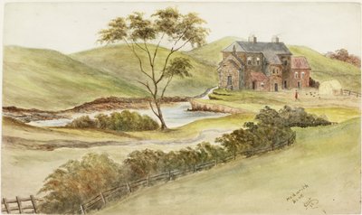 Hedworth Dene (akvarell og kroppsfarge og blekk på papir) av James Henry Cleet