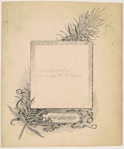 Frontispice, Portrett av W. W. Corcoran av James Henry Moser
