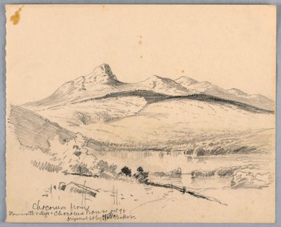 Mt. Chocorua fra Tamworth, New Hampshire av James Henry Moser