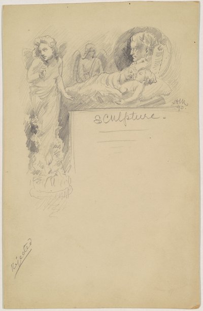Studie for "Skulptur" av James Henry Moser