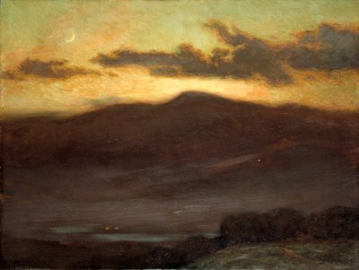 Solnedgang, Mount McIntyre av James Henry Moser