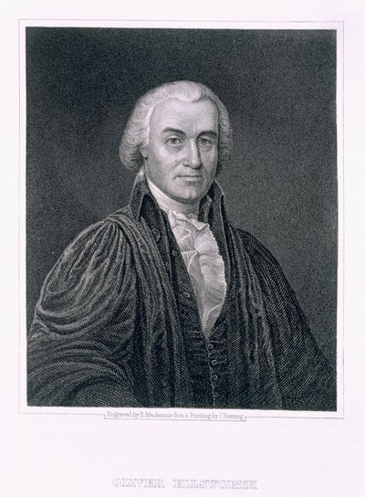 Oliver Ellsworth, gravert av E. Mackenzie av James Herring