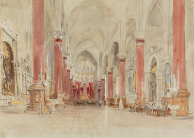 Interiør i kirken San Giovanni e Paolo, Venezia av James Holland