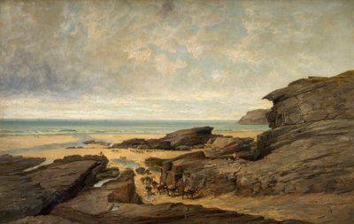 Low Water, Trebarwith Strand, Tintagel, Cornwall av James Holland