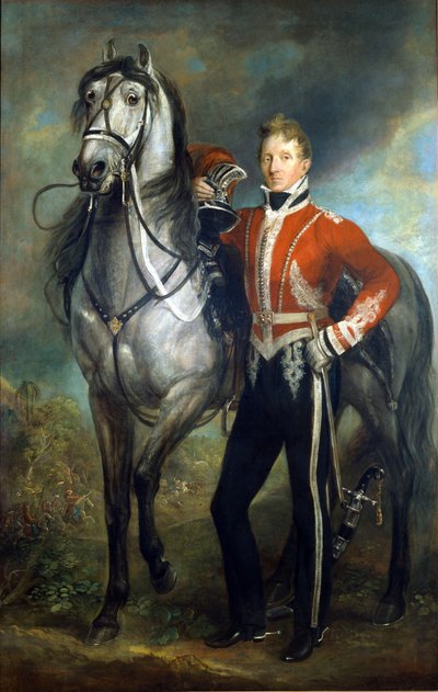 Major George Cunningham (1783-1838) ca. 1820 av James Howe