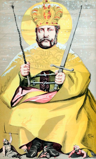 Alexander II 1818-1881, tsar av Russland fra 1855, 1869 av James Jacques Joseph Tissot