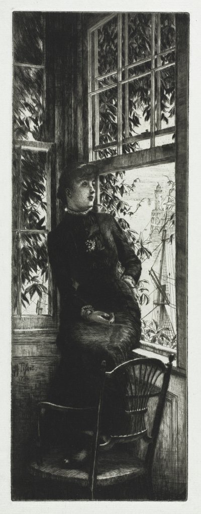 Ved kysten, 1880. av James Jacques Joseph Tissot