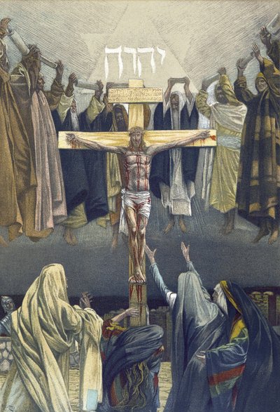 C"est la fin - It Is Finished - fra "" The Life of Our Lord Jesus Christ"" - 1899 av James Tissot - La vie de notre seigneur Jesus Christ, av Jacques Joseph av James Jacques Joseph Tissot