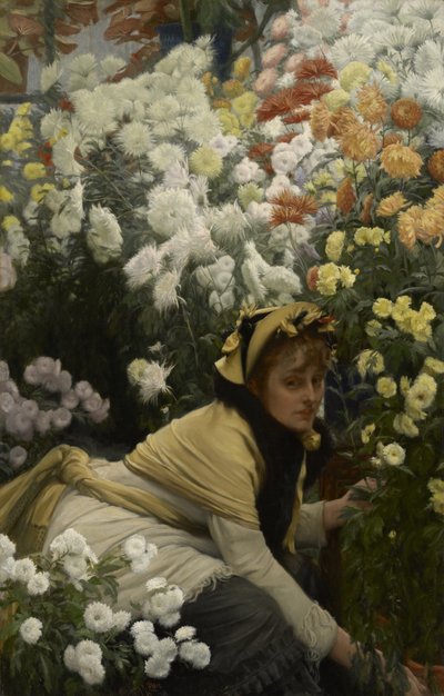 Krysantemum, ca. 1874-76 av James Jacques Joseph Tissot