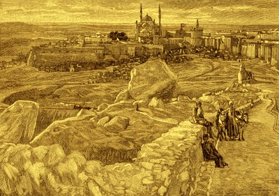 Kairos citadell. - Bibelen av James Jacques Joseph Tissot