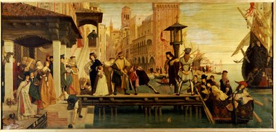Det fortapte barnets avgang fra Venezia, 1863 av James Jacques Joseph Tissot