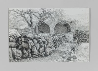 Jomfrufontene i Ain-Karim, illustrasjon fra Vår Herre Jesu Kristi liv av James Jacques Joseph Tissot