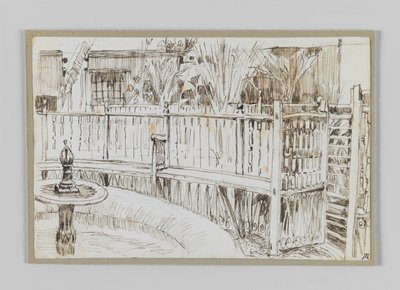 Garden of the dancing dervishes in Cairo, illustrasjon fra The Life of Our Lord Jesus Christ av James Jacques Joseph Tissot