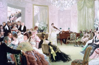 Hysj!, Konserten, c1875 av James Jacques Joseph Tissot