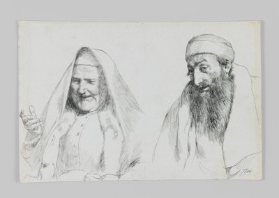 Jøde og jøde, illustrasjon fra Vår Herre Jesu Kristi liv av James Jacques Joseph Tissot