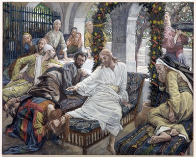 Mary Magdalenes Box of Very Precious Ointment, illustrasjon for The Life of Christ, ca. 1886-96 (gouache på papp) av James Jacques Joseph Tissot