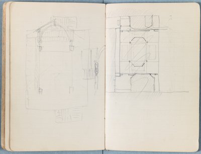 Sider fra et album med Sketches for The Life of Our Lord Jesus Christ, slutten av 1880-tallet (grafitt og vask på papir) av James Jacques Joseph Tissot