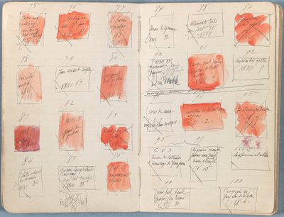 Sider fra et album med Sketches for The Life of Our Lord Jesus Christ, slutten av 1880-tallet (grafitt og vask på papir) av James Jacques Joseph Tissot